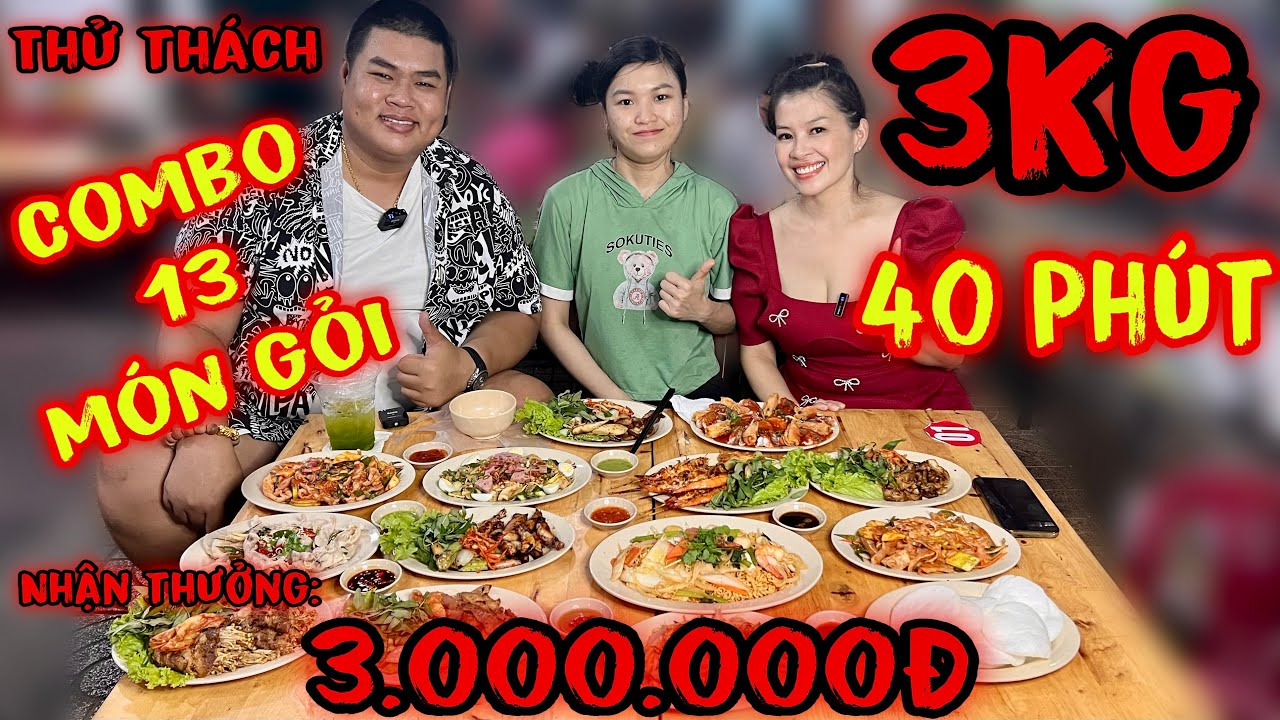 Bé Ngân Thử Thách Ăn 13 Món Gỏi 3Kg Tại Idol Quán Trong 40 Phút Nhận Thưởng 3.000.000Đ