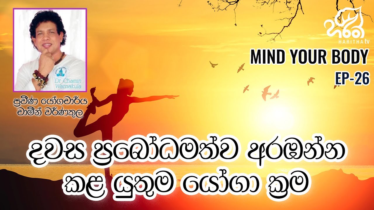 දවස ප්‍රබෝධමත්ව අරඹන්න කළ යුතුම යෝගා ක්‍රම 🧘💪🤌| මයින්ඩ් යුවර් බොඩි | Mind Your Body l EP - 26
