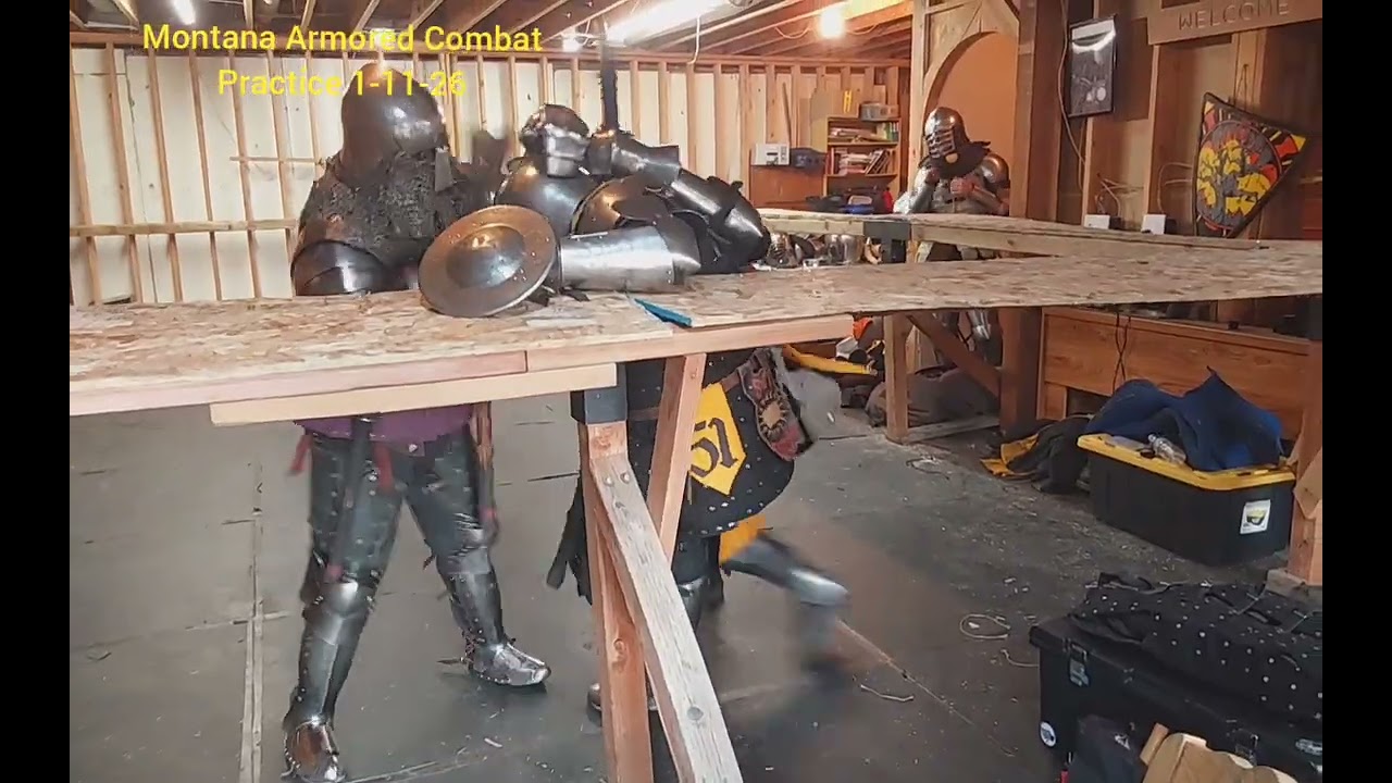Montana Armored Combat Practice 1-11-26