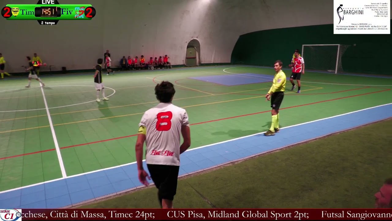 SERIE C1: TIMEC VS FIVE TO FIVE SECONDO TEMPO INTEGRALE DIFFERITA