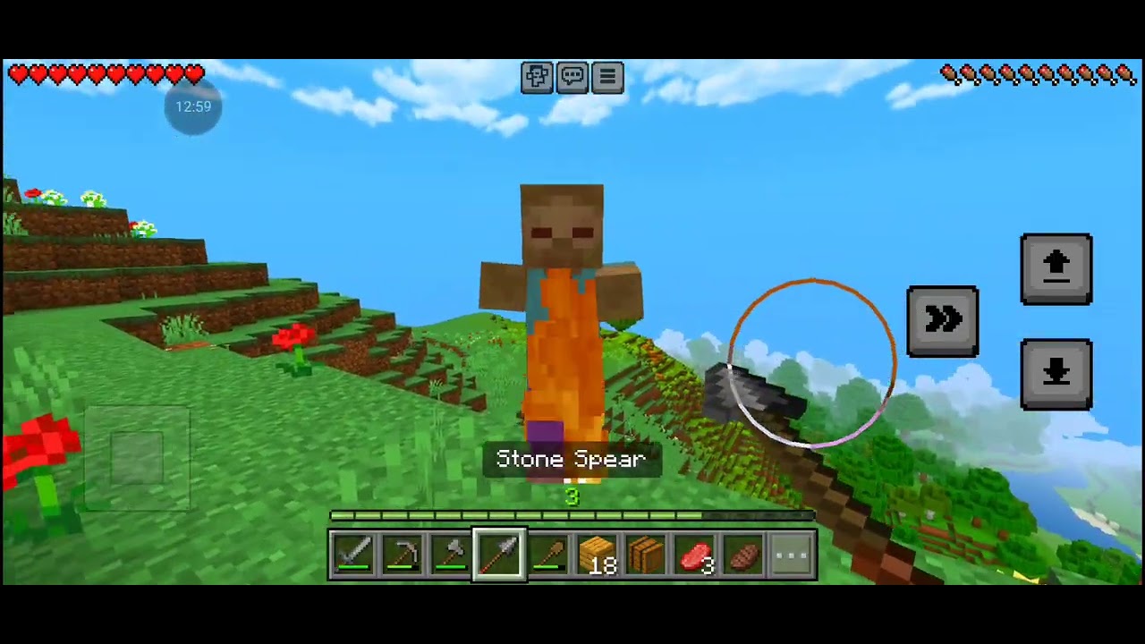 Mincraft Survival ep2  we found a village!            