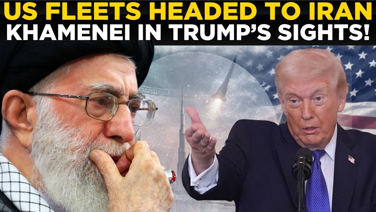 US‑Iran WAR LIVE: Trump Deploys Massive Fleets, Eyes Khamenei TARGET! | US NEWS
