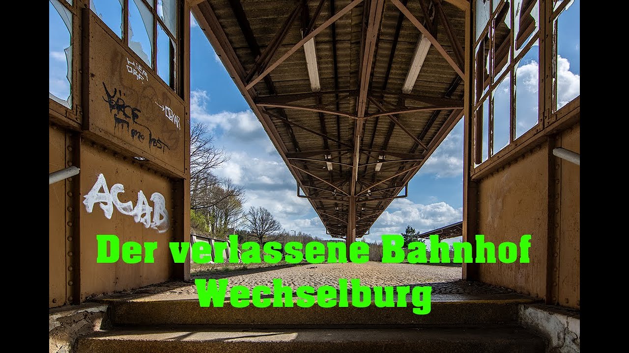 Stillgelegter Bahnhof in Wechselburg