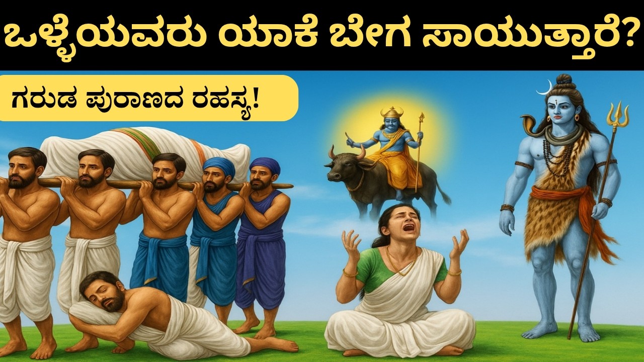 ಒಳ್ಳೆಯವರು ಯಾಕೆ ಬೇಗ ಸಾಯುತ್ತಾರೆ?😲 | ಗರುಡ ಪುರಾಣದ ರಹಸ್ಯ ಮತ್ತು ಕರ್ಮ ಸಿದ್ಧಾಂತ! | ಶಿವನು ಹೇಳಿದ ಗೂಢ ಸತ್ಯಗಳು