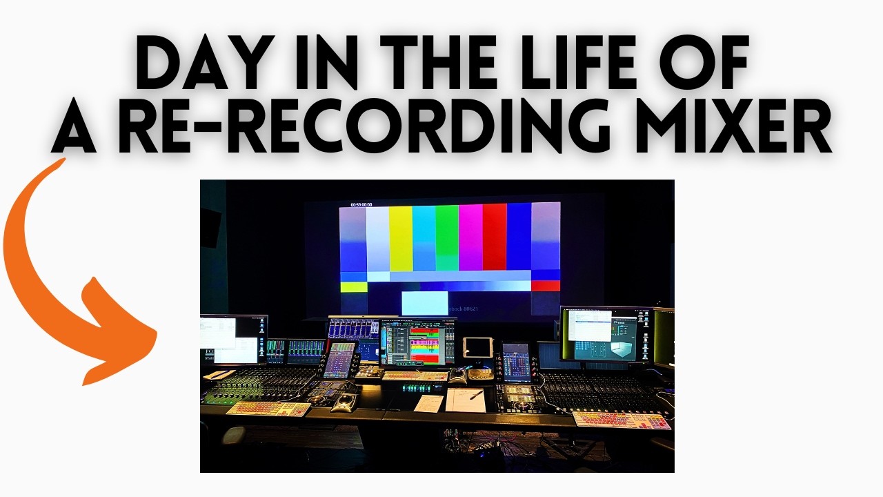 Day In The Life of A Sound Re-Recording Mixer: What It's Like Mixing Sound For TV
