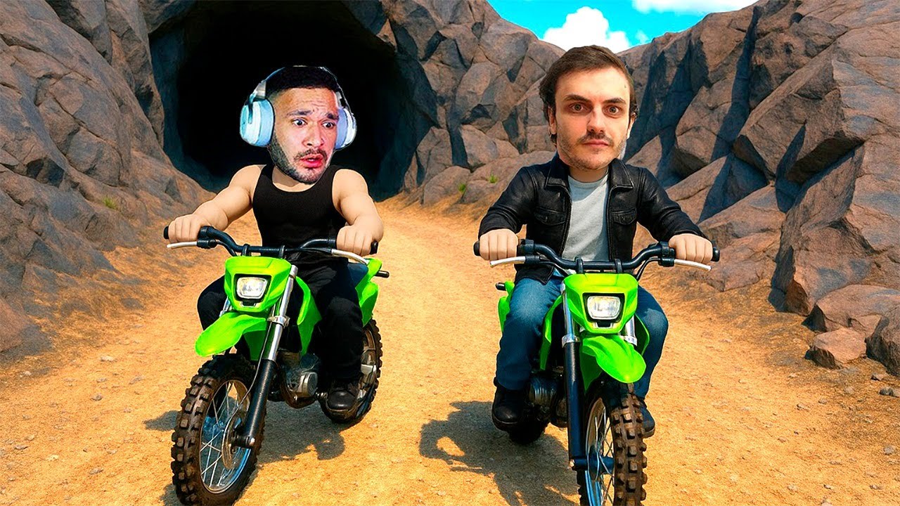 DESAFIEI O MEU AMIGO A ANDAR DE MOTO NA EXPEDIÇÃO DA MONTANHA! @GQBlox ! ROBLOX MULTIPLAYER