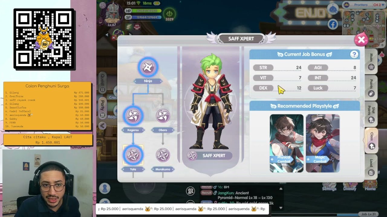 Руководство по магии ниндзя для F2P и игроков с низкими тратами — Ragnarok X Next Generation