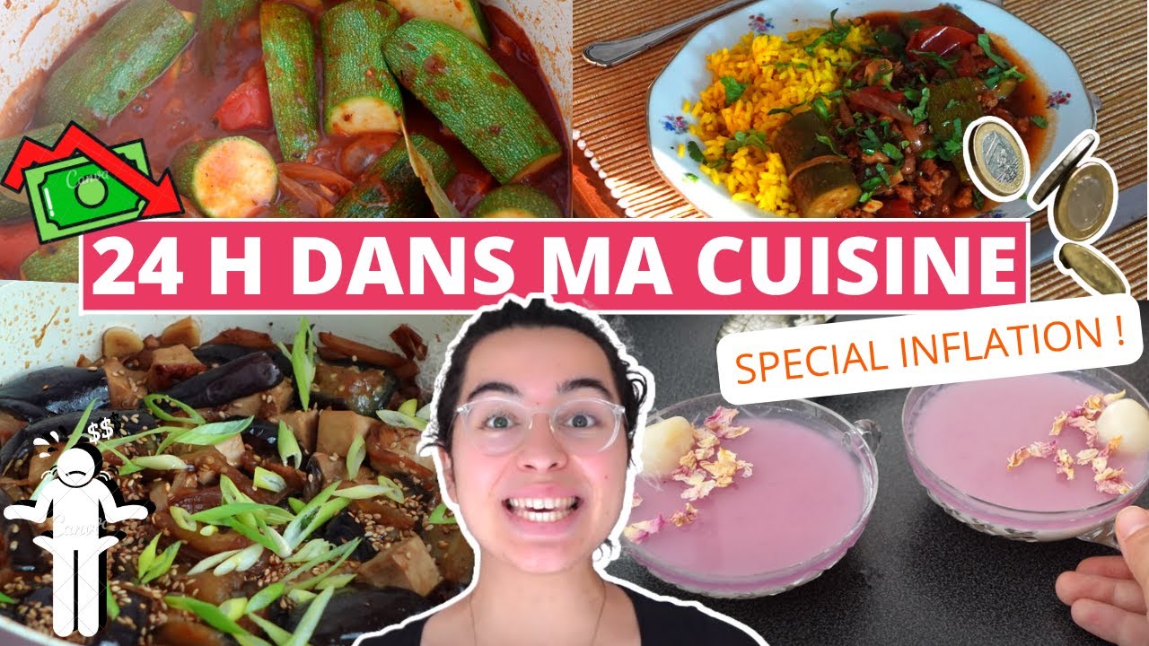 ZÉRO COURSES : Une journée dans mon assiette anti-inflation ! Budget serré & fin de mois difficile