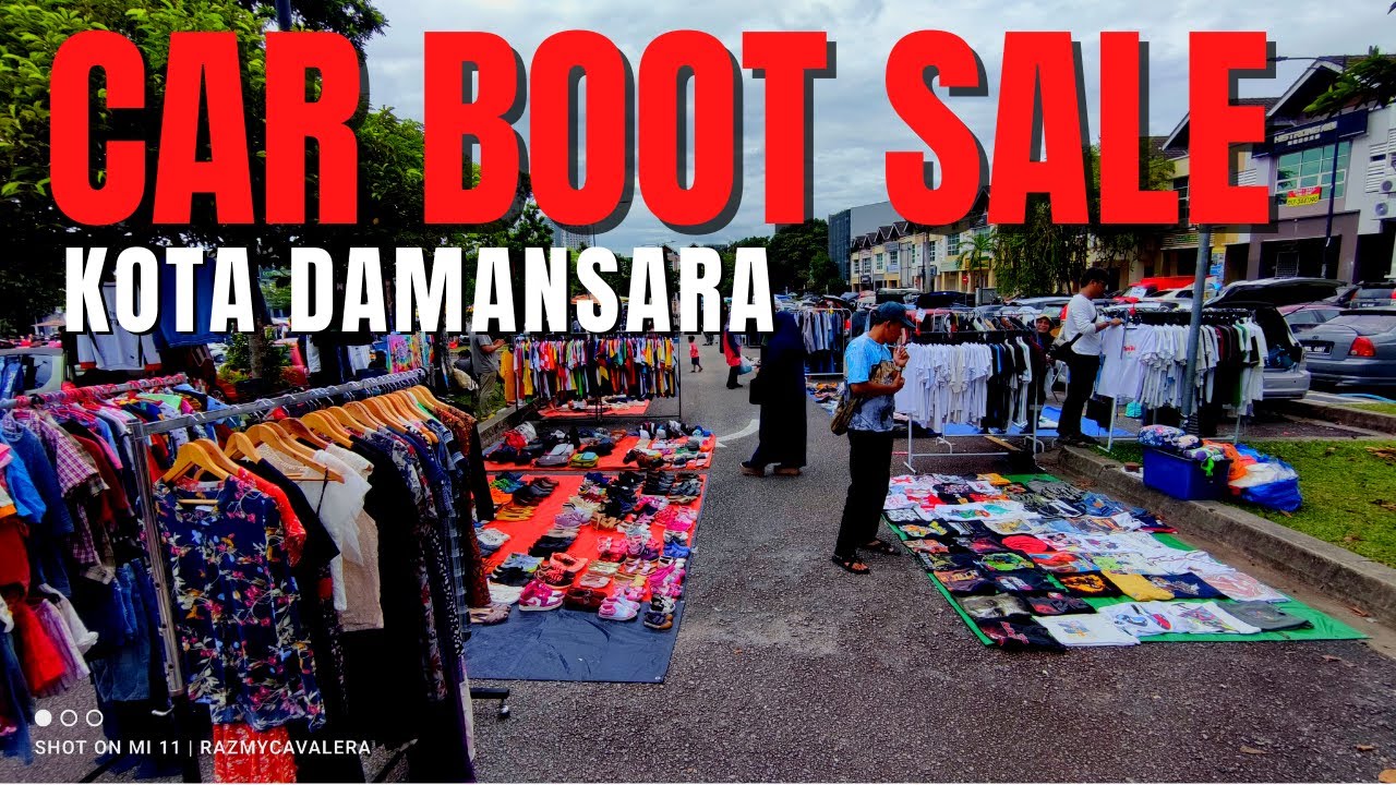 CAR BOOT SALE KOTA DAMANSARA PORT PEMINAT BARANG VINTAGE SETIAP PAGI AHAD