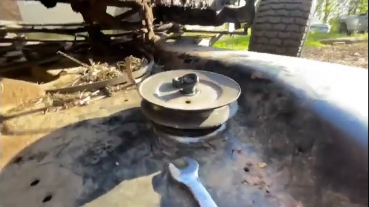 Adding a grease zerk to lawn mower spindle that was previously non greaseable.