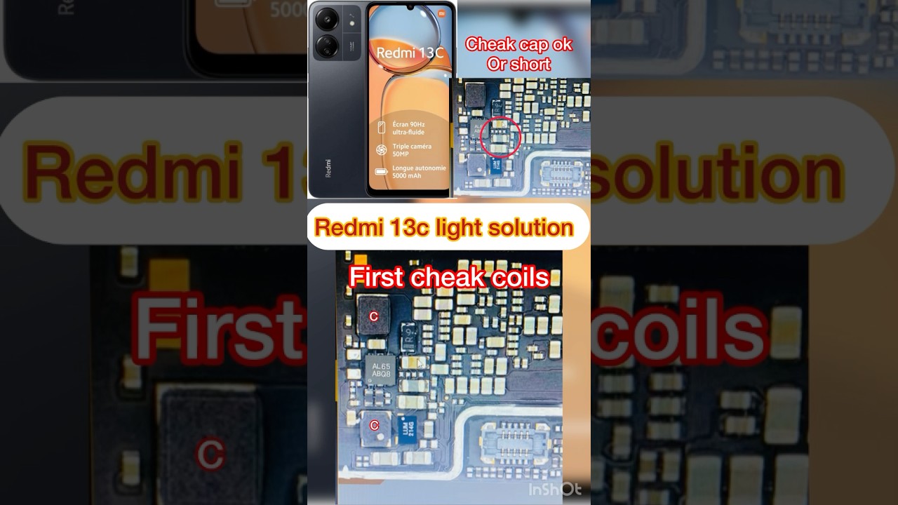 Redmi 13c light solution || Refmi 13c 4G light Daigram #youtubeshorts #ytshorts #redmi13c #13clight