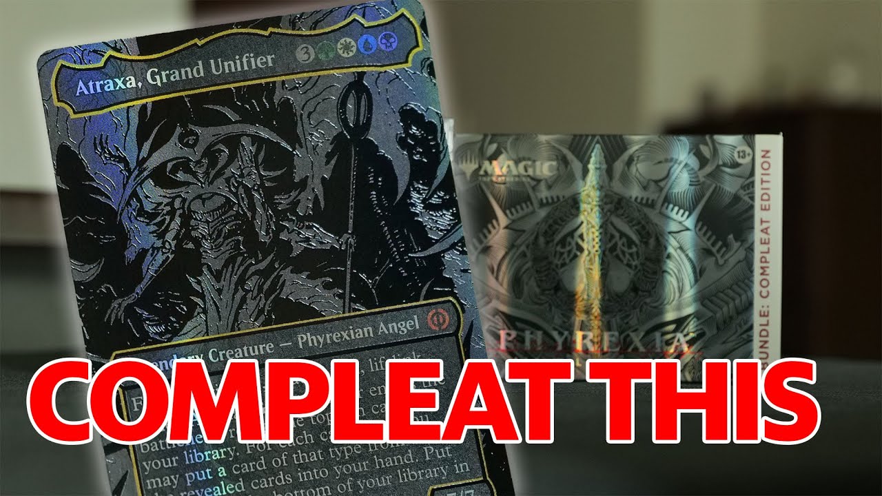 Unboxing Phyrexia: All Will Be One Compleat Edition Bundle #mtg