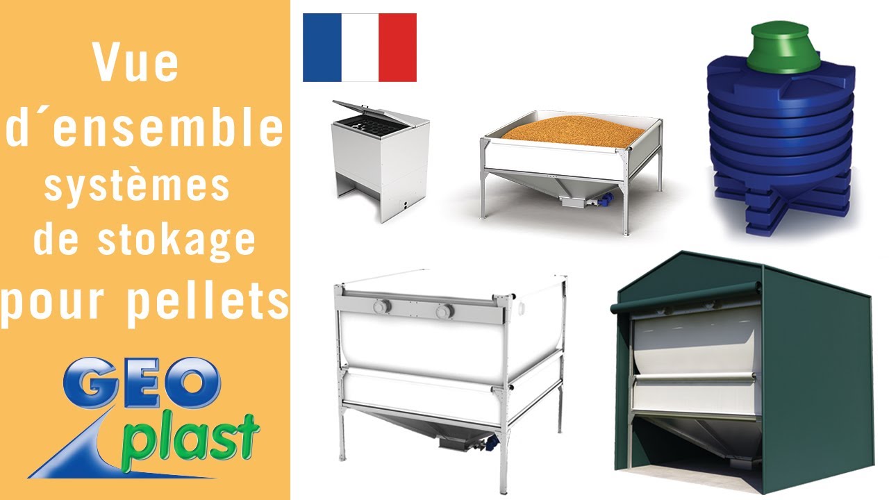 Vue d'ensemble systèmes de stockage pour pellets