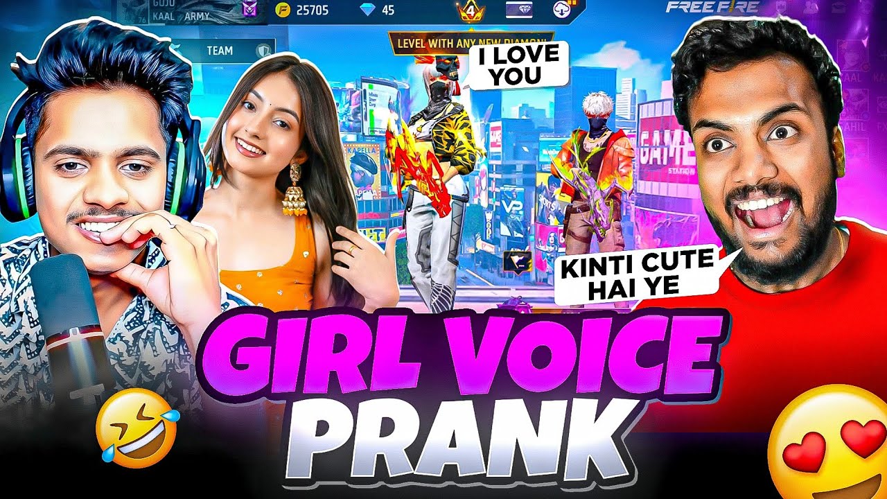 ANGRY YOUTUBER PRANK ON CUTE GF BF STREAMER😱 THEY THEY ARE HACKERS 😬 - FREE FIRE 