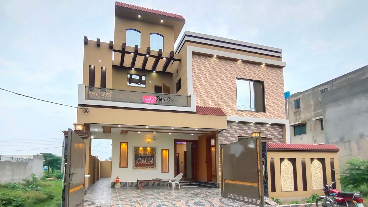 10 Marla Elegant House For Sale In Jubilee Town Lahore - Luxurious House Design - Wonderful Map
