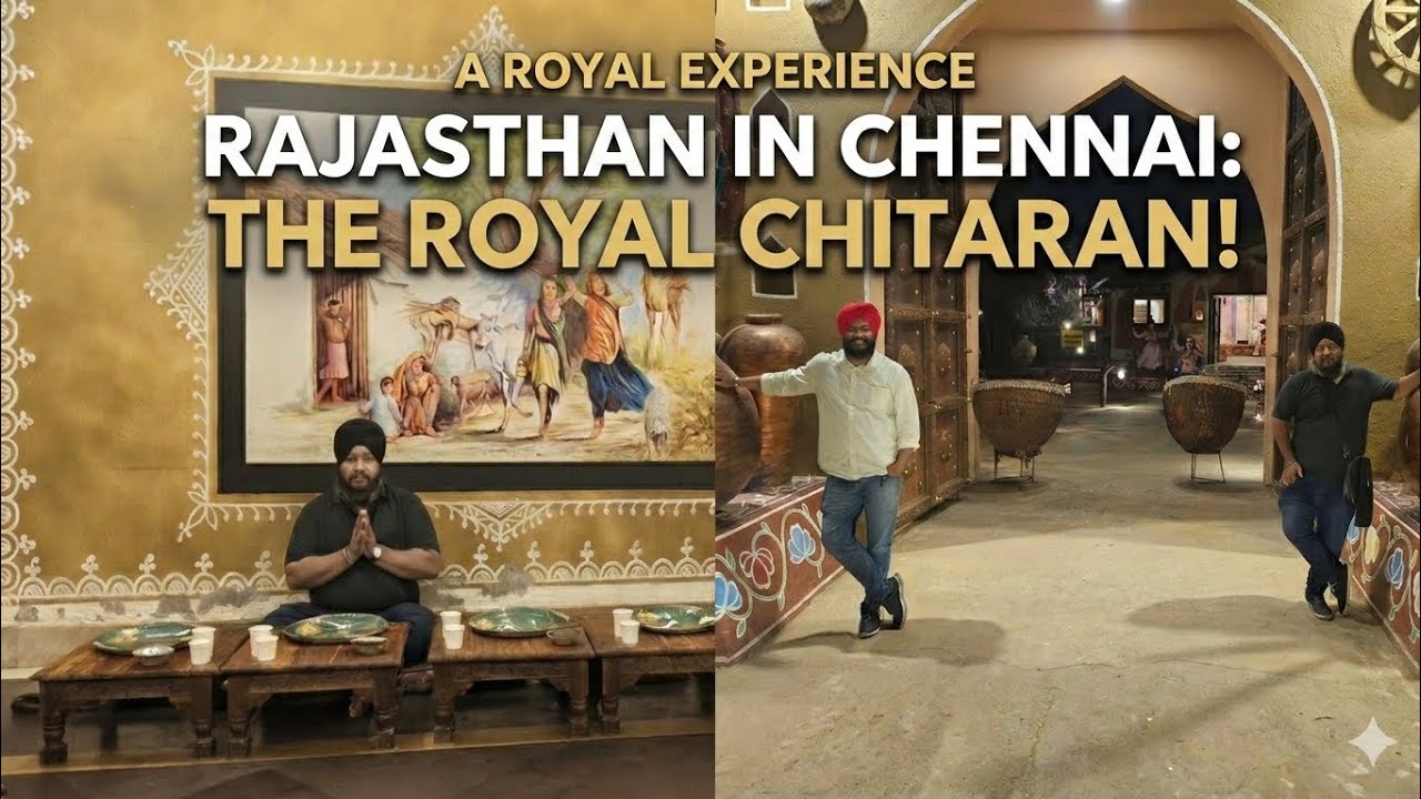 ​Rajasthan in Chennai? The Royal Chitran Experience! | Gagan Kapoor Vlogs |HSK VIBES@hskvibes6734 
