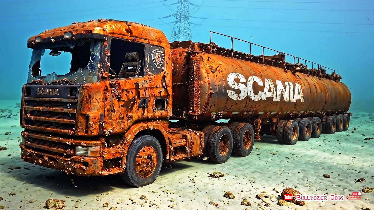 Abandoned Heavy Scania Tanker Truck 25 Years Underwater! Recovery and Full Restoration