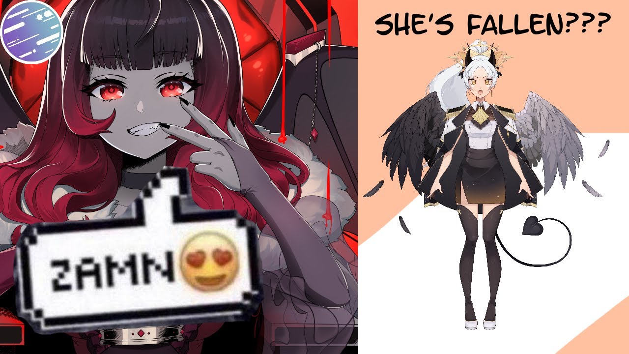 SHE'S A FALLEN ANGEL?!?! 😳😈🐓| Stellux Gen. Capricorn Vtuber Highlights