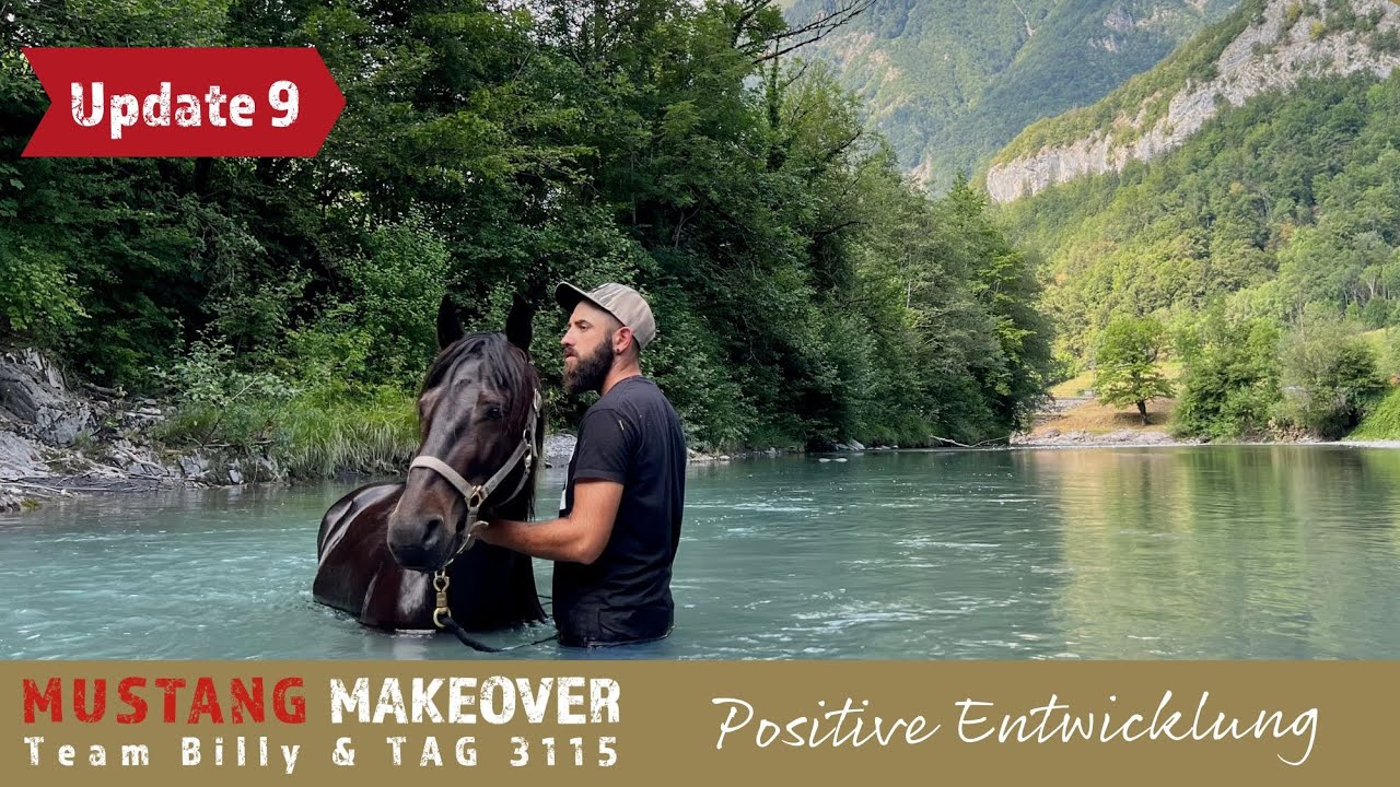 Von unberührbar zum Wanderritt mit einem Wildpferd😍 - Team Billy | MUSTANG MAKEOVER 2023