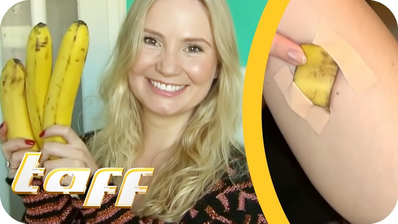 Top 4 Hacks Banane - Das Bananenpflaster gegen blaue Flecken | taff | ProSieben