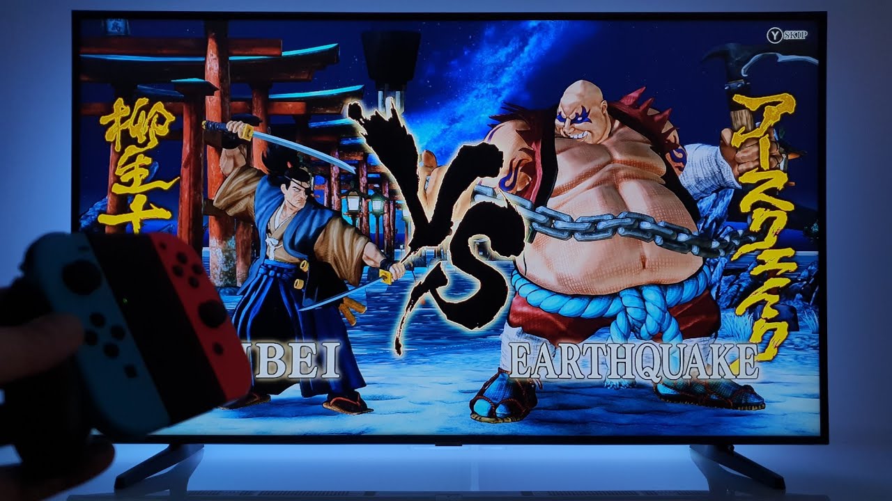 SAMURAI SHODOWN Nintendo Switch dock mode 4K TV