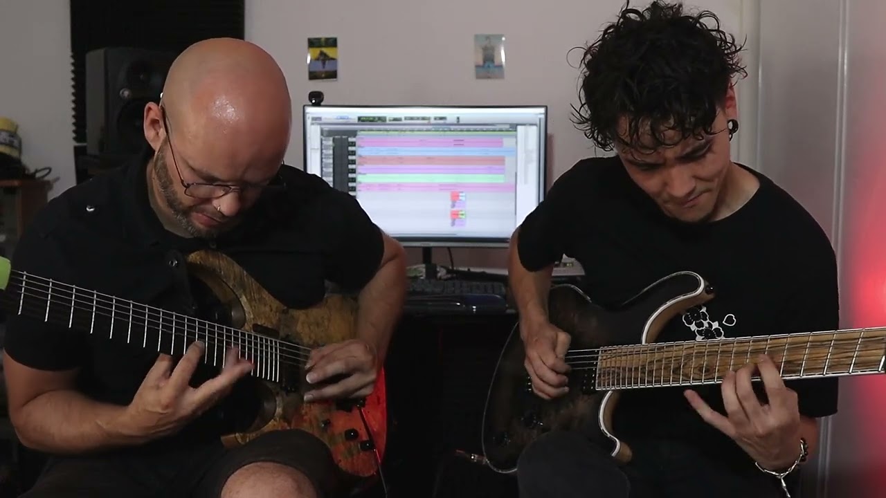 Ne Obliviscaris - Graal guitar solo harmonized