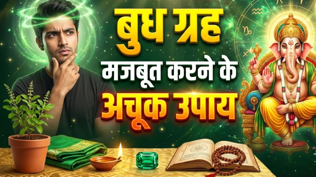 बुध को मजबूत करें इन उपायों से | Budh Grah Ke Jyotish Upay | #MercuryRemedy #Bestupay