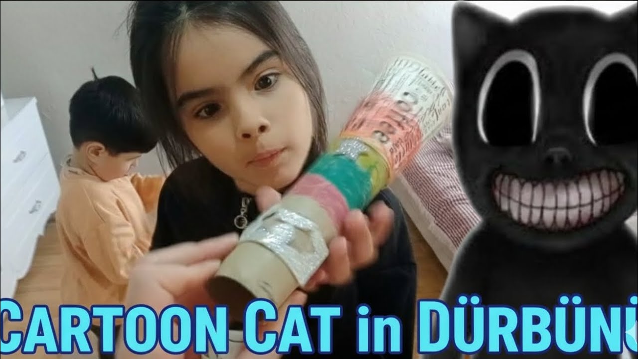 CARTOON CAT dürbünüyle bizi izliyor 😱😱 #cartooncat #nastya #çocuk 