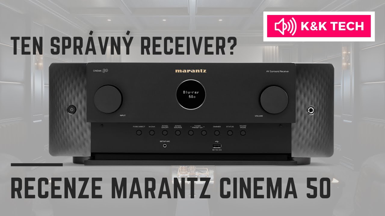 Ten správný receiver? Marantz Cinema 50 [Recenze & Představení]