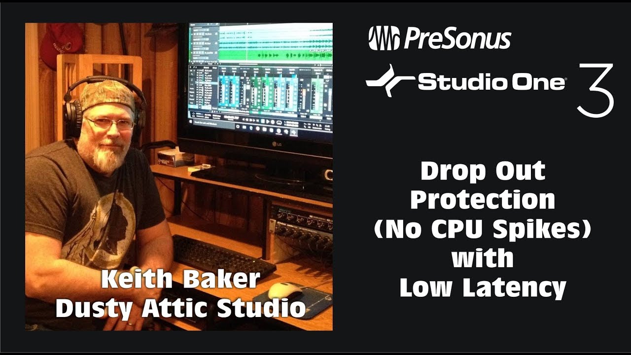 Studio One - Dropout Protection with Low Latency (Eliminate CPU Spikes, Pops and Cracks)