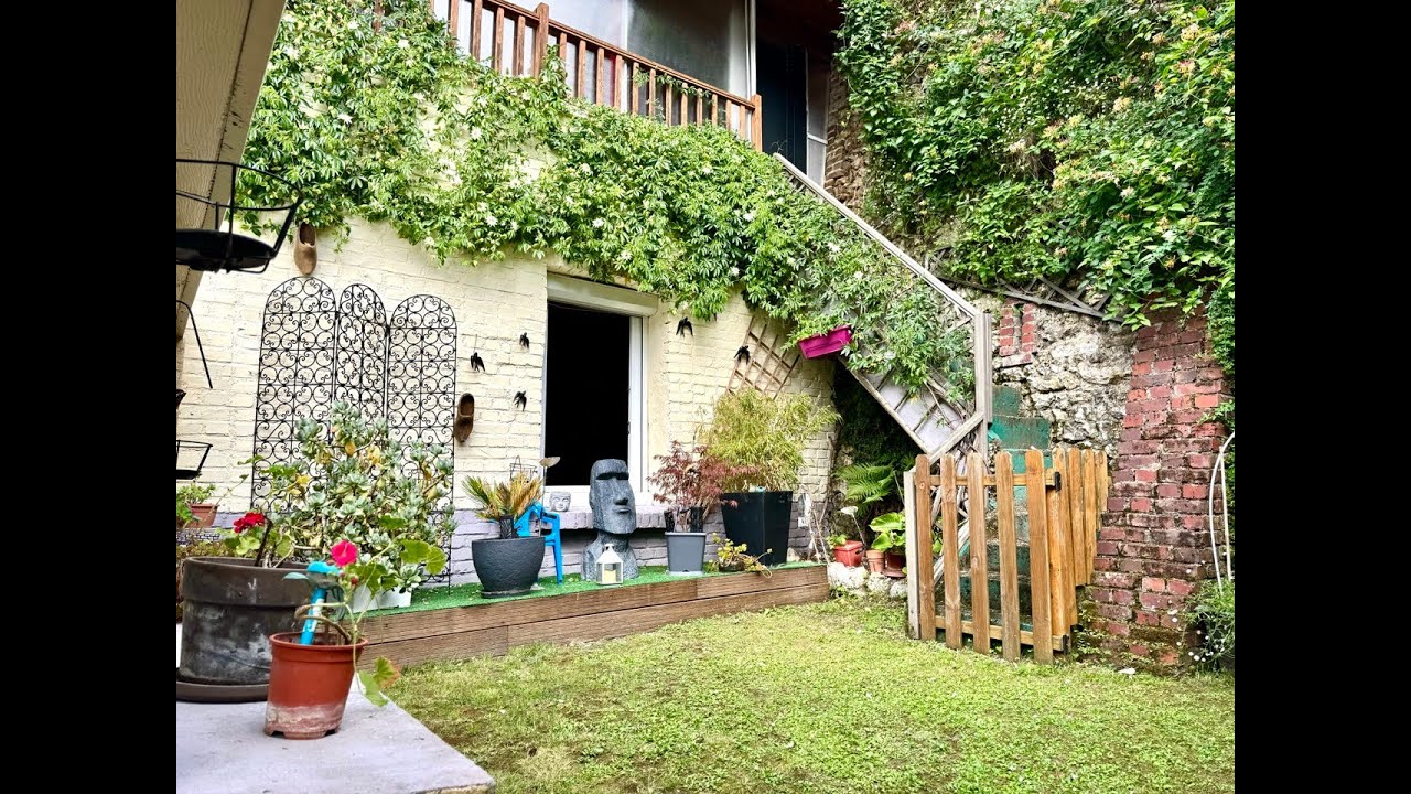 Elbeuf 76500 - Grande maison familiale vivable de plain-pied ! Terrasse, jardin, garage, 4 chambres.