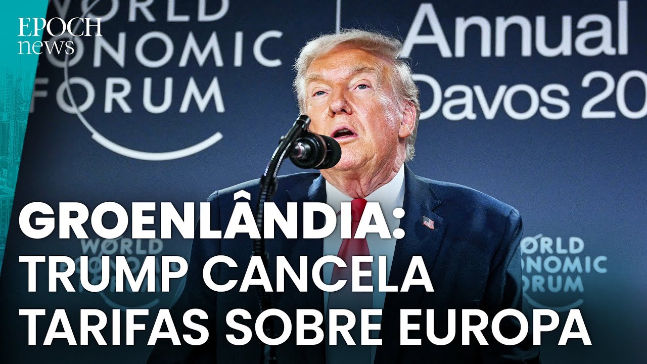 Trump cancela tarifas sobre Europa e descarta usar força militar para assumir controle da Groelândia
