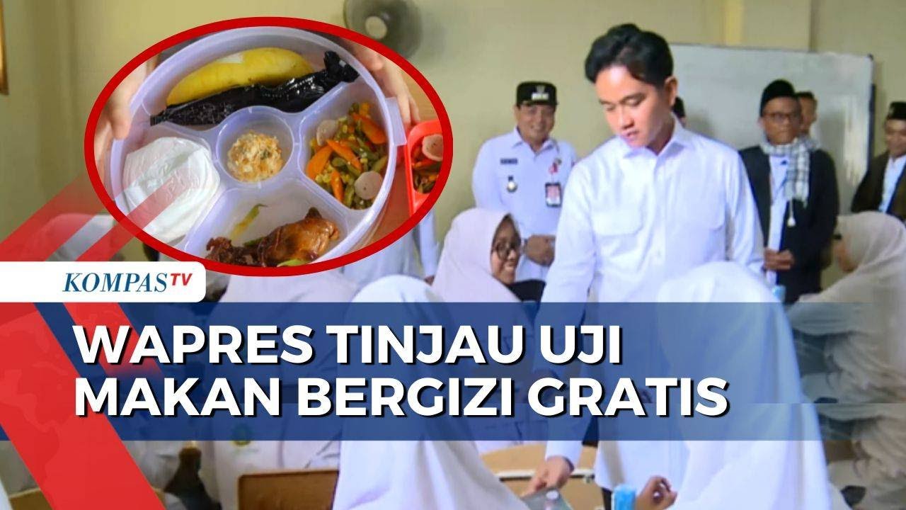 Tinjau Uji Coba Makan Bergizi Gratis di Bogor, Wapres Gibran: Kali Ini per Porsi Rp11 Ribu