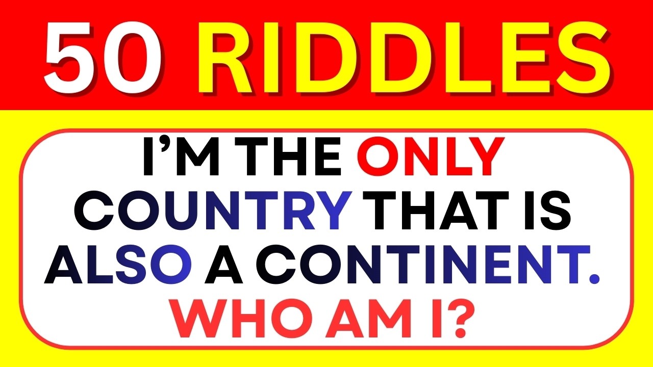 50 Country Riddles That Reveal How Well You Know the World