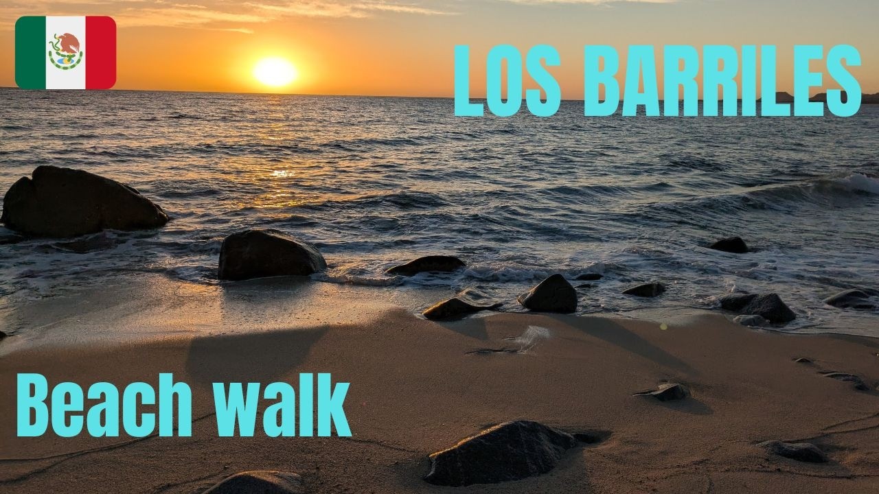 Beach walk in Los barriles, Baja California Sur, México