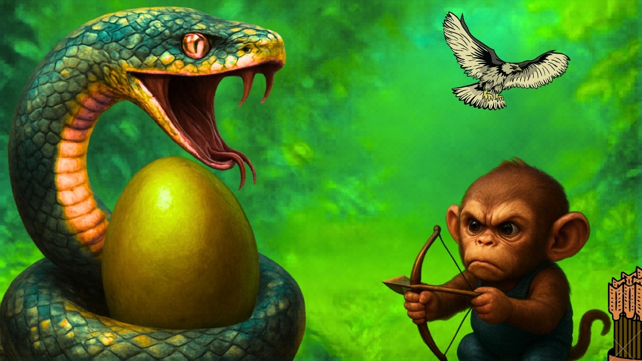 Baby Monkey Bon Bon's Daring Golden Egg Rescue!