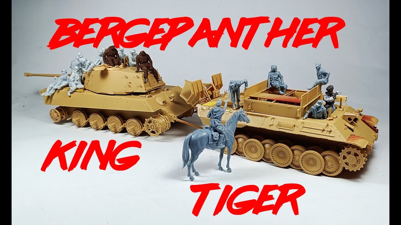 Bergepanther + King Tiger