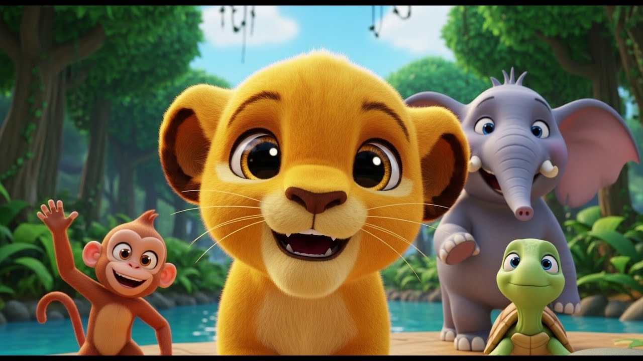 Pinda the Lion’s Jungle Adventure 🌿🦁 | Fun Kids Story 3D Cartoon
