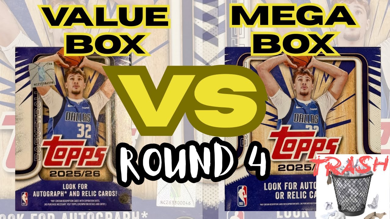 Value Box vs Megabox, Topps Basketball 2025-26 round 4 | Unbox 23