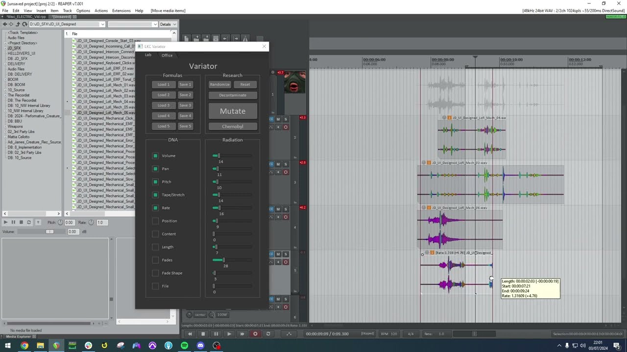 Reaper Shortcuts For Sound Design