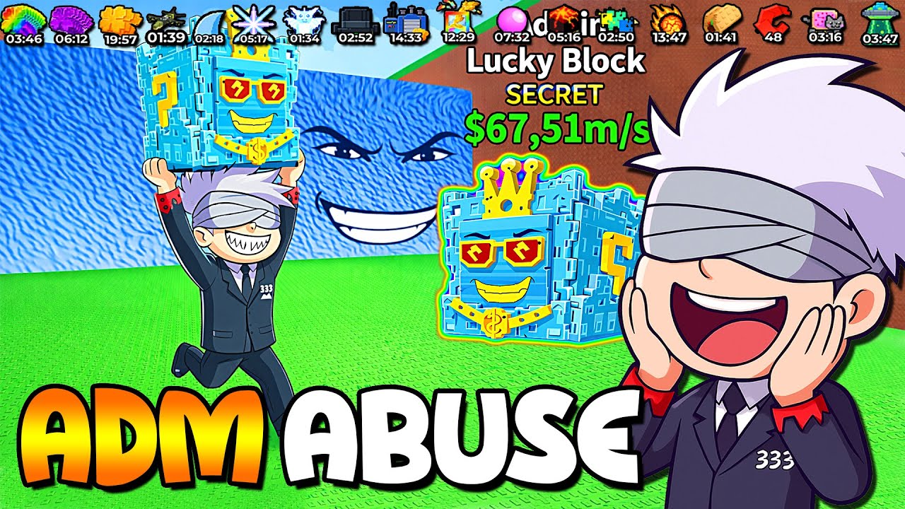 😱ADM ABUSE HOJE!!! 😍FUJA DO TSUNAMI PARA BRAINROT !!! - EDDY333 - JOGANDO