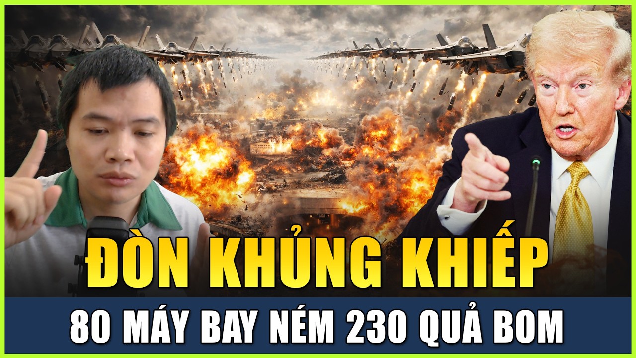 Israel Điều Hơn 80 Tiêm Kích Ném 230 Quả Bom Vào Các Căn Cứ Chiến Lược Của Iran