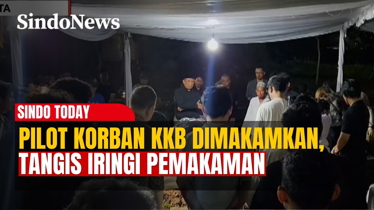 Pilot Smart Air Korban Penembakan KKB Dimakamkan di TPU Tanah Kusir | Sindo Today 13/02