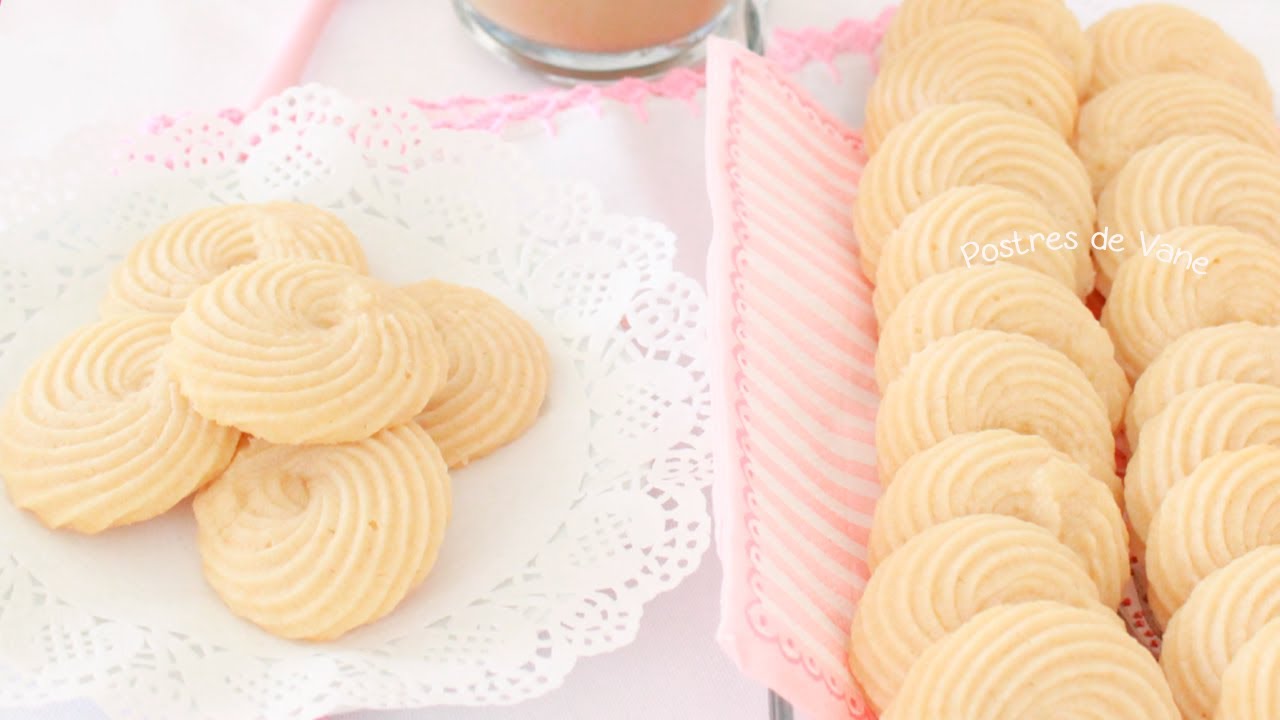 GALLETAS de MANTEQUILLA que se deshacen en tu boca | Postres de Vane