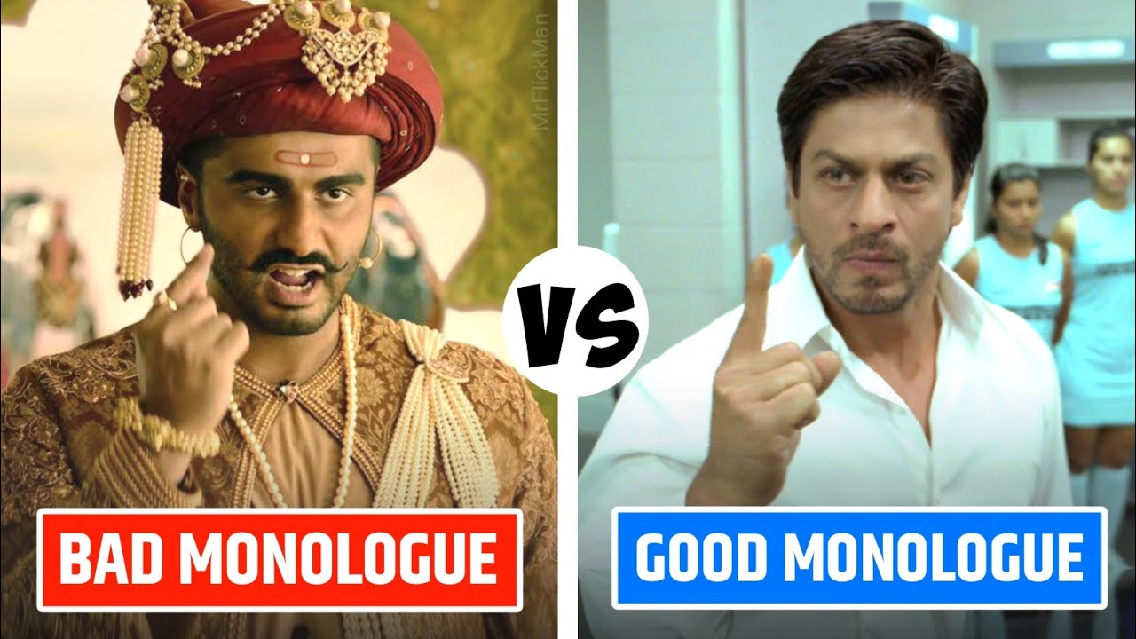 Bad vs Good Monologue Feat. Bollywood Movies 