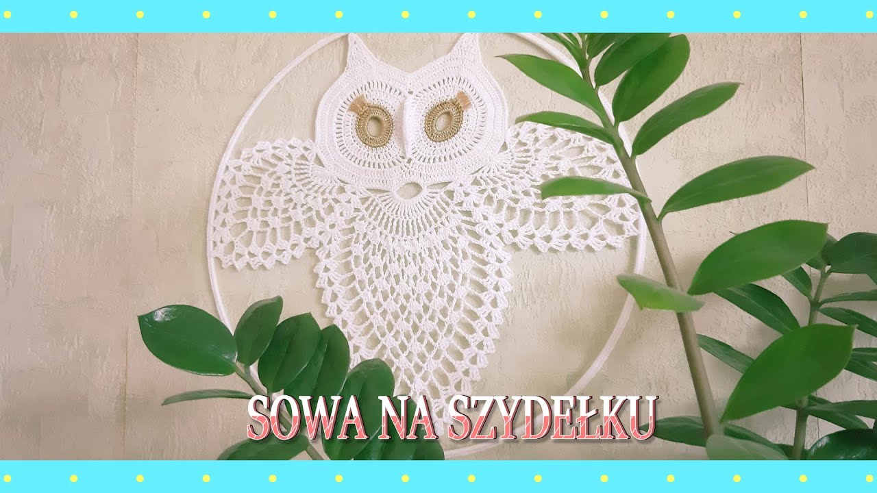 Sowa na szydełku