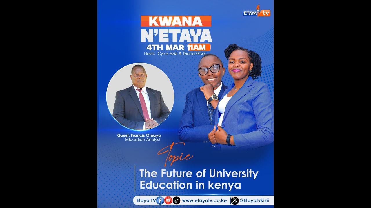 LIVE|| Enkwana Jumatano : Diana Gisoi Hosting Francis Omayo On Matters The Future Of University Educ
