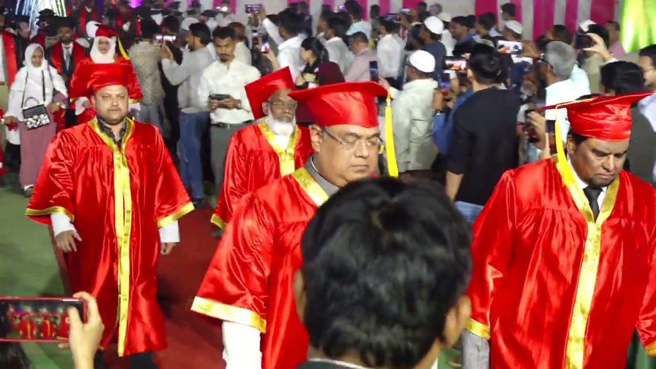 Entry of All Guests & Students_Convocation Ceremony 2023_Iqra Unani Medical College, Jalgaon