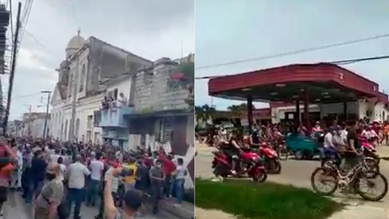 SOS Cuba, adiós al miedo: las protestas de cubanos también en Villa Clara