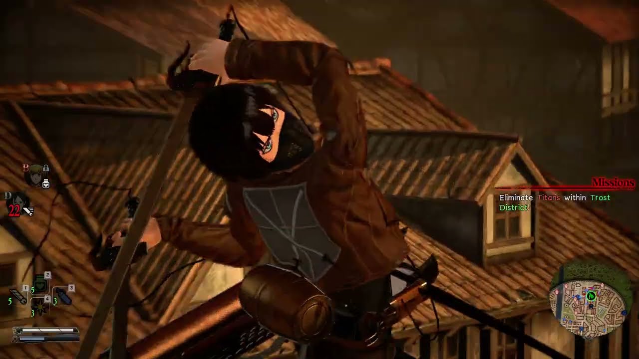 Attack on Titan 2: Final Battle mission 4